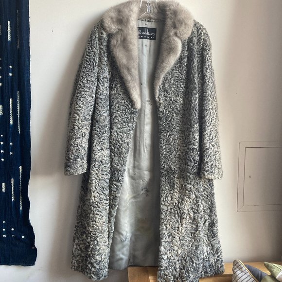 Vintage Jackets & Coats Vintage Curly Lambswool Coat Poshmark